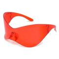 Oversized One Piece Big Frame Goggle Outdoor Mirror Shades Sunglasses - Vestir en Moda