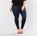 Paisley Plus Size High Waist Stretch Slim Women Skinny Denim - Vestir en Moda
