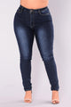Paisley Plus Size High Waist Stretch Slim Women Skinny Denim - Vestir en Moda