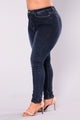Paisley Plus Size High Waist Stretch Slim Women Skinny Denim - Vestir en Moda