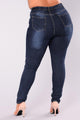 Paisley Plus Size High Waist Stretch Slim Women Skinny Denim - Vestir en Moda