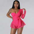 Paloma Elegant Shoulder Rompers Women Long Sleeve - Vestir en Moda