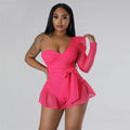 Paloma Elegant Shoulder Rompers Women Long Sleeve - Vestir en Moda