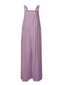 Paola Women Solid Color Wide Leg Linen Jumpsuits - Vestir en Moda
