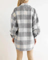 Patty Autumn Women Plaid Woolen Thick Coat - Vestir en Moda