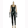 Paula Leather Sleeveless Jumpsuits Elastic Sexy Catsuit Nightclub - Vestir en Moda