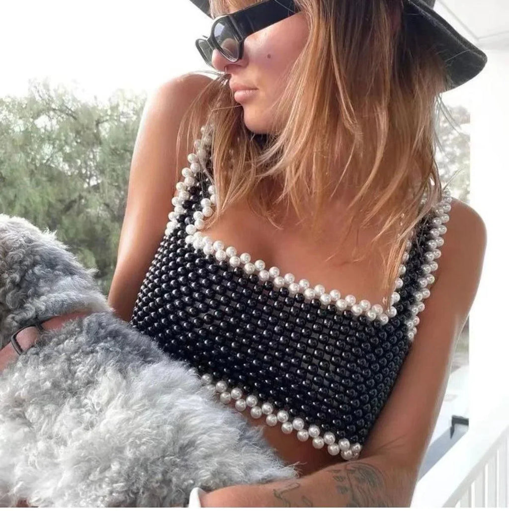 Penelope Pearl Sexy Sling Street Trends Small Tank Tops - Vestir en Moda