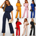 Perla Women Jumpsuits Elegant Sleeve Hollowed - Vestir en Moda