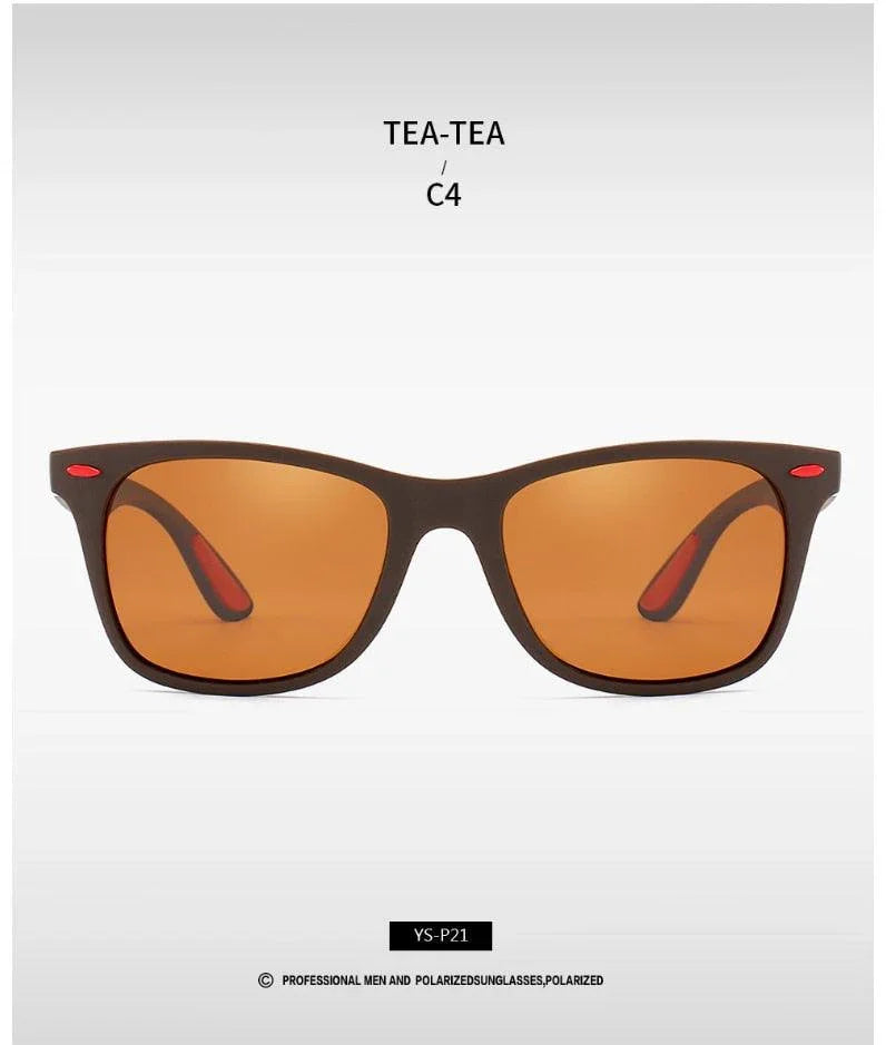 Polarized Luxury Brand Design Driving Square Vintage Oculos Sunglasses - Vestir en Moda