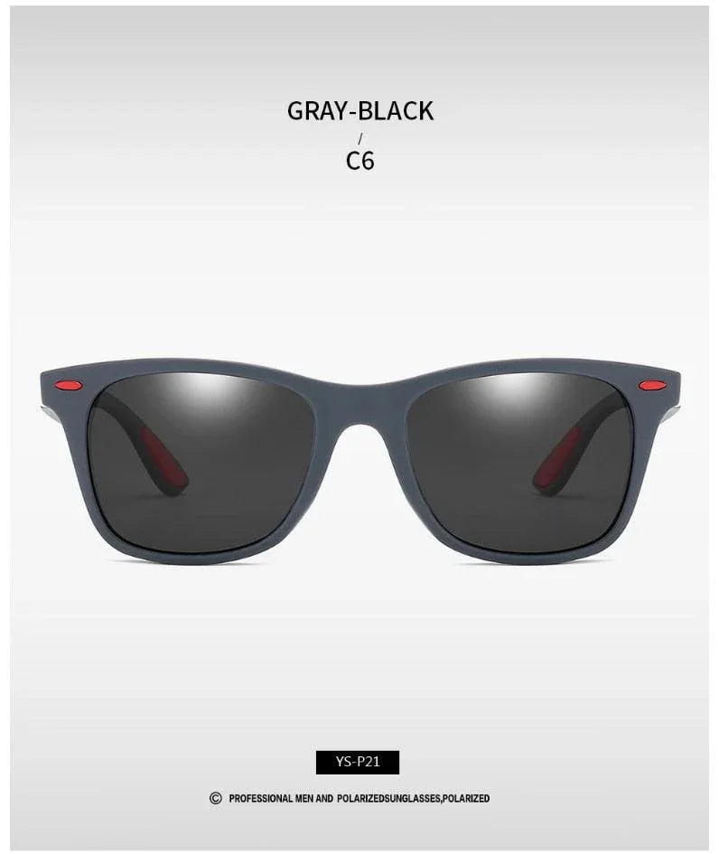 Polarized Luxury Brand Design Driving Square Vintage Oculos Sunglasses - Vestir en Moda