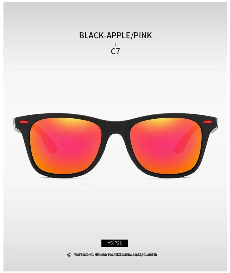 Polarized Luxury Brand Design Driving Square Vintage Oculos Sunglasses - Vestir en Moda