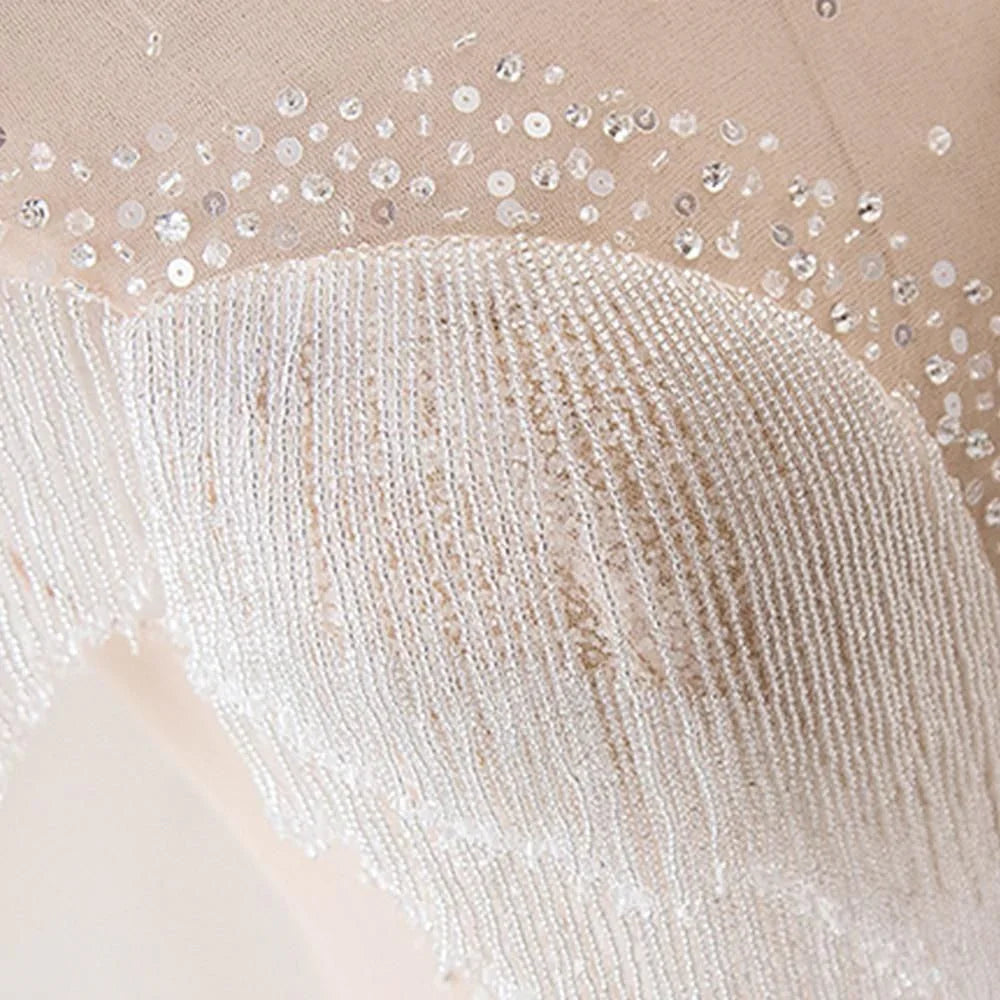 New Luxury High Neck Ball Gown Wedding Dress