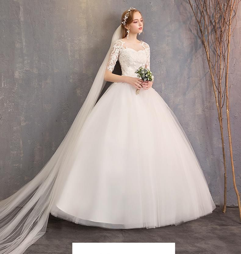 Sexy New Arrival Full Sleeve Beautiful Princess Ball Gown