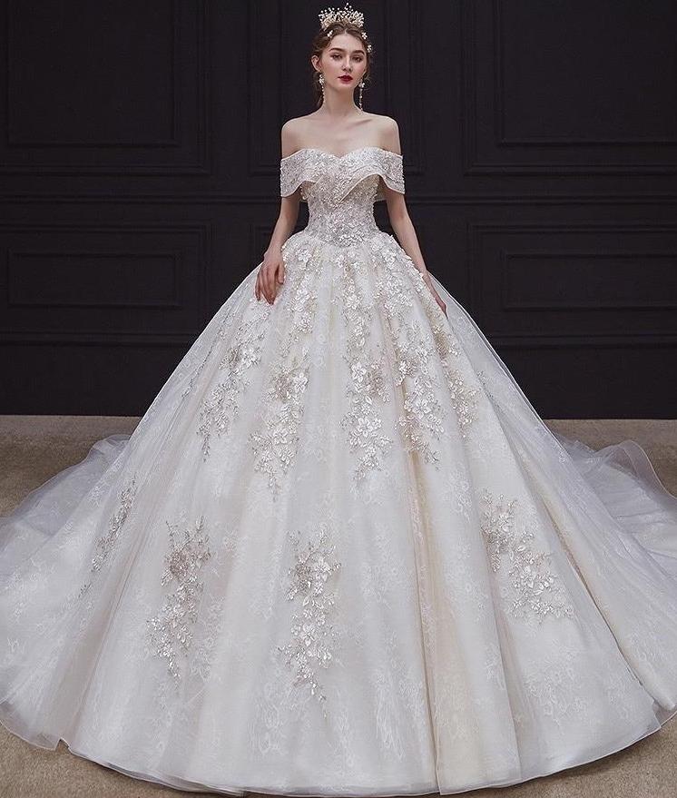 Luxury Sexy Wedding Dress Sweetheart Bridal Gown