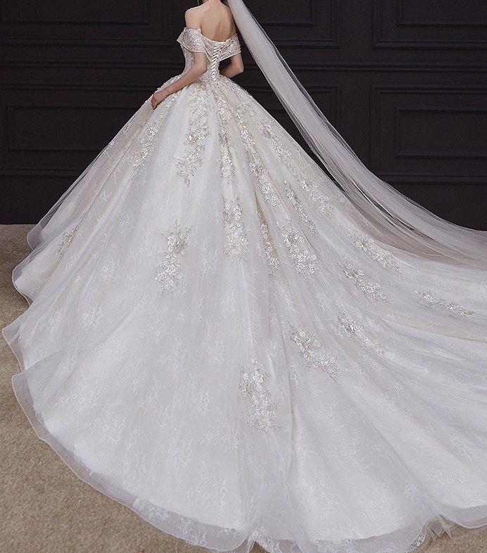 Luxury Sexy Wedding Dress Sweetheart Bridal Gown