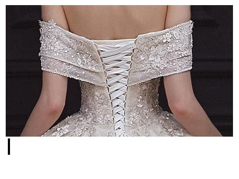 Luxury Sexy Wedding Dress Sweetheart Bridal Gown