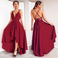 Quiara Sexy V-neck Strap Dress Maxi Dresses - Vestir en Moda