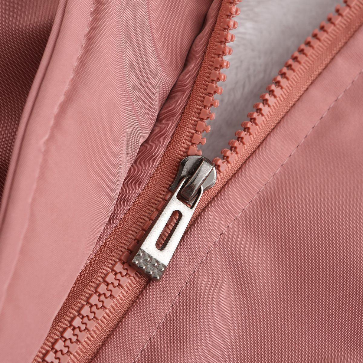 Rachel Velvet Cotton Hooded Detachable Fur Collar Long Sleeve Coat - Vestir en Moda