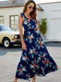 Raina Floral Tie-Shoulder Sleeveless Dresses - Vestir en Moda