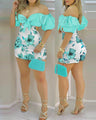 Raisa Summer Fashion Holiday Floral Sleeve Women Rompers - Vestir en Moda