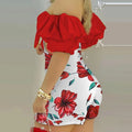 Raisa Summer Fashion Holiday Floral Sleeve Women Rompers - Vestir en Moda