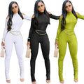 Rebeca Long Sleeve Stacked Women Party Sexy Jumpsuits - Vestir en Moda