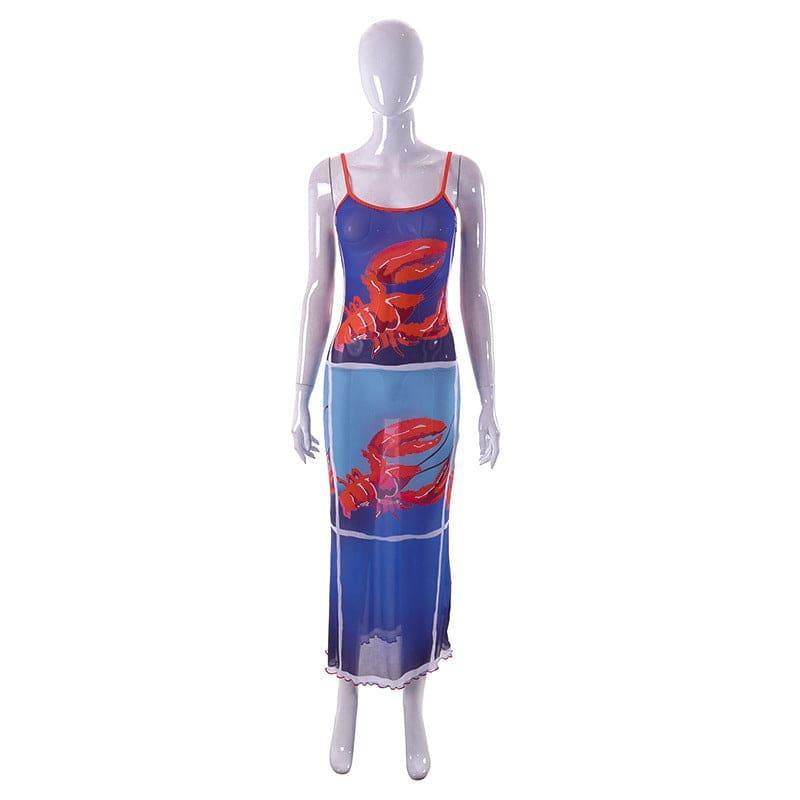 Reggina Printed round Camisole Dresses Women Clothing - Vestir en Moda