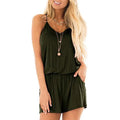 Renata Sleeveless Solid Women Rompers Strap Sexy - Vestir en Moda