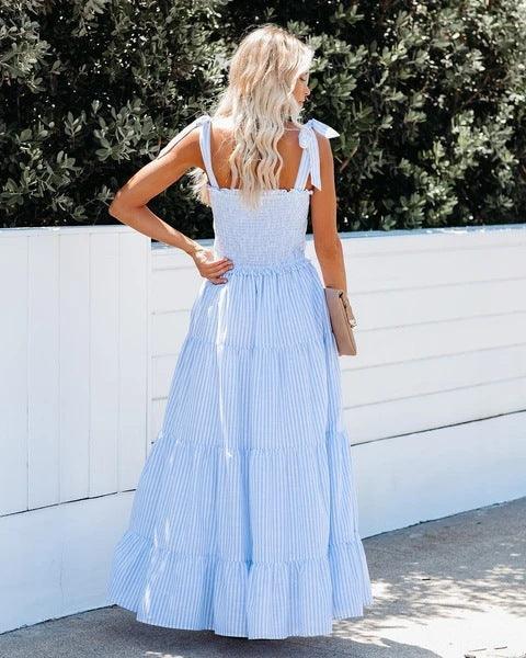 Reyna Strap Maxi Dresses - Vestir en Moda