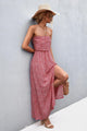 Reyna Strapless Split Maxi Dresses - Vestir en Moda