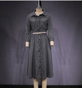 Riley New Stylish Long Sleeves Striped Outfit Two-Piece Sets - Vestir en Moda