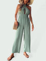 Romina Women Solid Color Cutout Halter Jumpsuits - Vestir en Moda