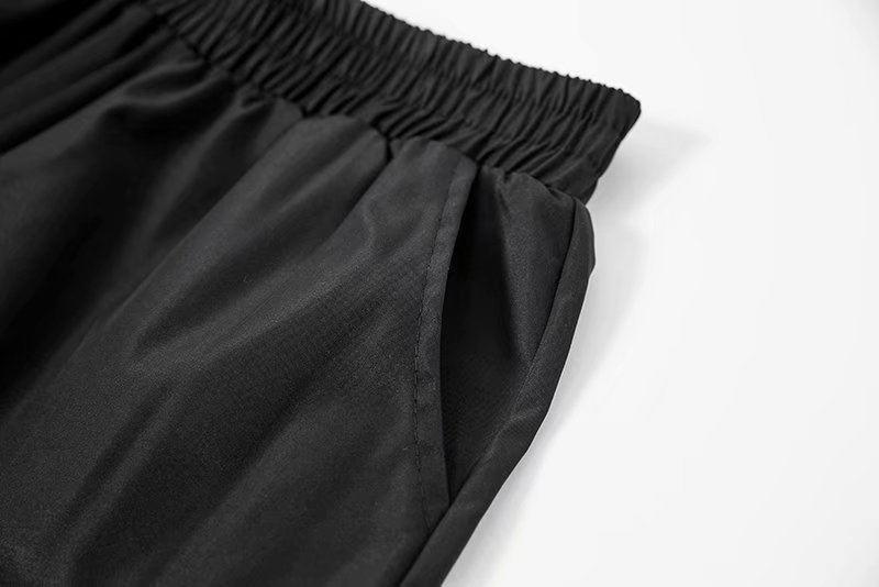 Rosa Adjustable Buckle Hip Hop spring Black Pants - Vestir en Moda