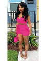 Rosa High Waist Two Piece Set - Vestir en Moda