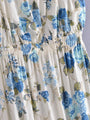 Rosita Women Vacation Cross Backless Rayon Printing Dresses - Vestir en Moda