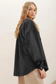 Ruth Loose Corduroy Pocket Long Sleeve Irregular Jacket - Vestir en Moda