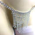 Sage Tassel Rhinestone Underwear Sexy Nightclub Clothing - Vestir en Moda
