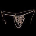 Sage Tassel Rhinestone Underwear Sexy Nightclub Clothing - Vestir en Moda