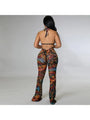 Saige Sexy Trouser Three Pieces Multi Color Bikini Sets - Vestir en Moda