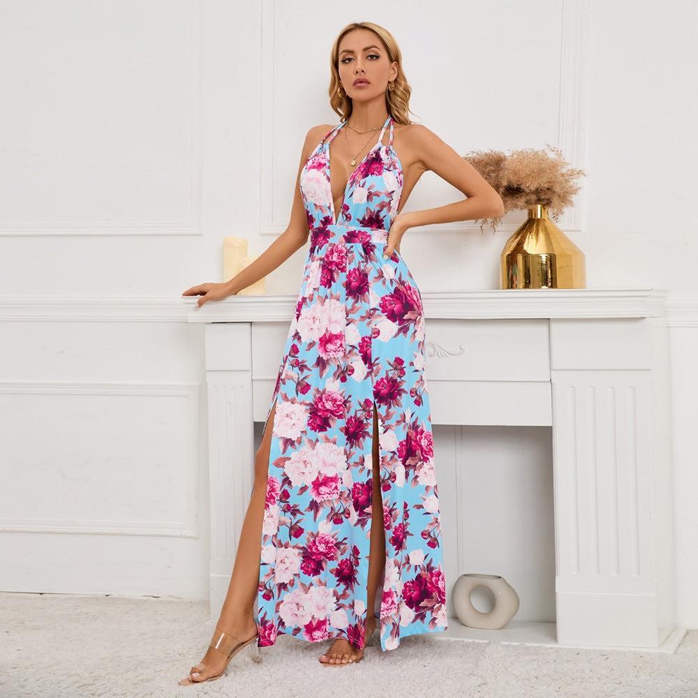 Salome Sexy Deep V Plunge neck Dresses - Vestir en Moda