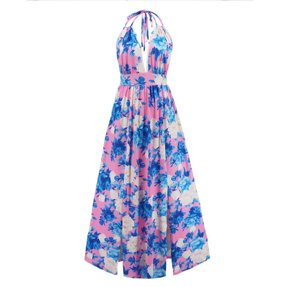 Salome Sexy Deep V Plunge neck Dresses - Vestir en Moda
