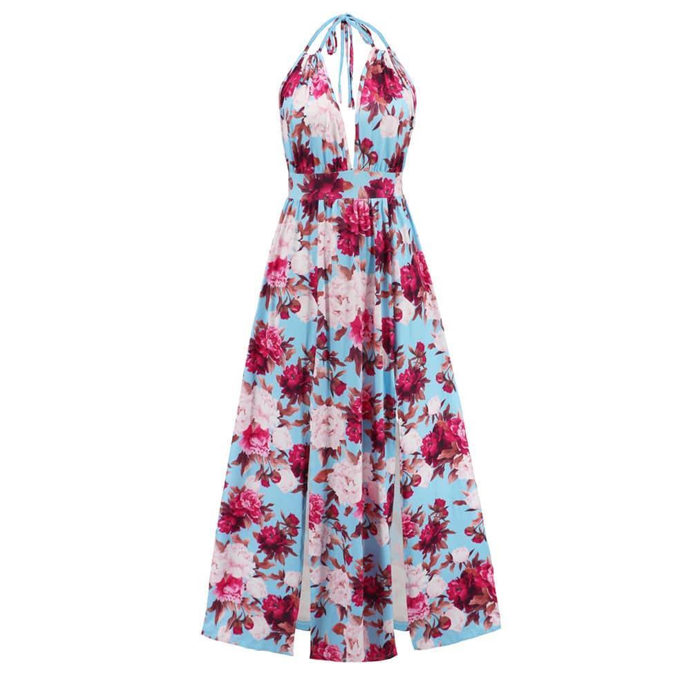 Salome Sexy Deep V Plunge neck Dresses - Vestir en Moda