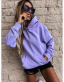 Sandra Long Sleeves Solid Color Pullover Hooded Women Clothing - Vestir en Moda