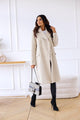 Sara Double Row Button Medium Long Woolen Coat - Vestir en Moda