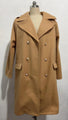 Sara Double Row Button Medium Long Woolen Coat - Vestir en Moda