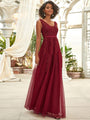 Sara Elegant Evening Dresses Long Lace - Vestir en Moda