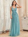 Sara Elegant Evening Dresses Long Lace - Vestir en Moda
