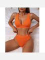 Sara V Neck Bikini High Waist Swimsuit - Vestir en Moda