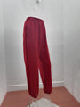 Selena Solid Color Slim Casual Elastic Waistband Letter Graphic Printed Sweatpants - Vestir en Moda