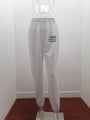 Selena Solid Color Slim Casual Elastic Waistband Letter Graphic Printed Sweatpants - Vestir en Moda